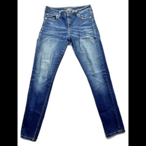 Michael Kors Skinny Dark Jeans RN#111818 Size 30‎ Medium Wash